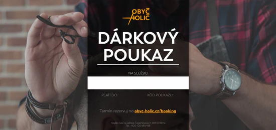 Dárkový poukaz – Dokonalý sestřih